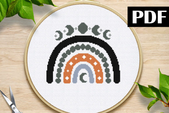 Boho Moon Cross Stitch Pattern Review