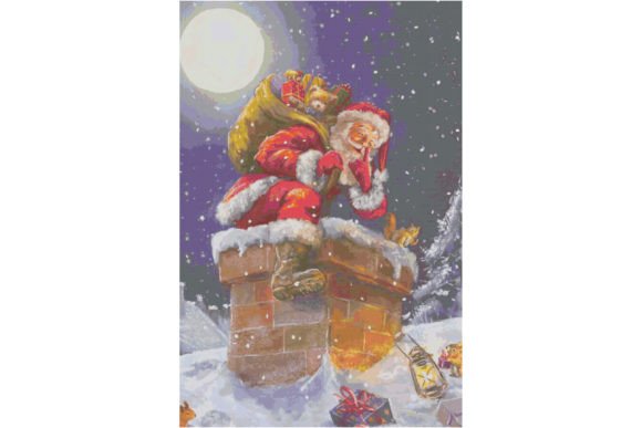 Christmas Santa Cross Stitch Patterns 17