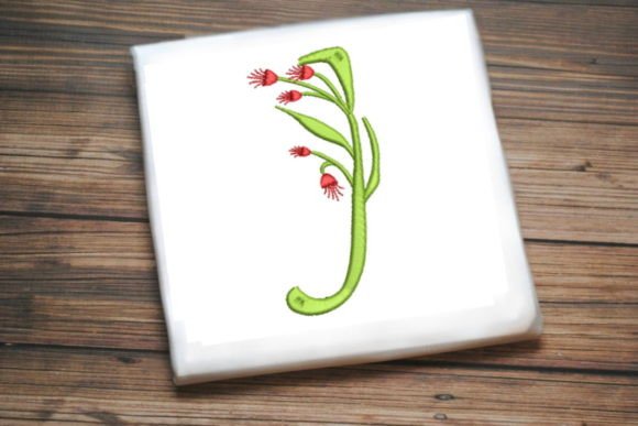 Floral Monogram Letter J Review