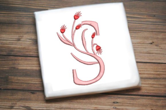 Floral Monogram Letter S Review